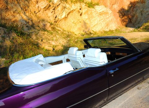 auto na ślub piękne ślubne auto wyjątkowe niepowtarzalne auto na twój ślub cadillac kabriolet 1969 rok zadziw mile swoich gości