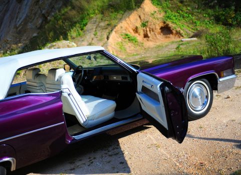 auto na ślub piękne ślubne auto wyjątkowe niepowtarzalne auto na twój ślub cadillac kabriolet 1969 rok zadziw mile swoich gości