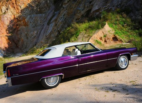 auto na ślub piękne ślubne auto wyjątkowe niepowtarzalne auto na twój ślub cadillac kabriolet 1969 rok zadziw mile swoich gości