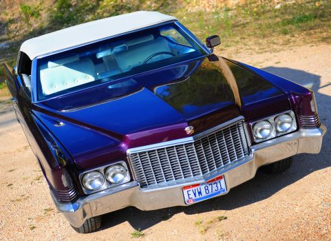auto na ślub piękne ślubne auto wyjątkowe niepowtarzalne auto na twój ślub cadillac kabriolet 1969 rok zadziw mile swoich gości